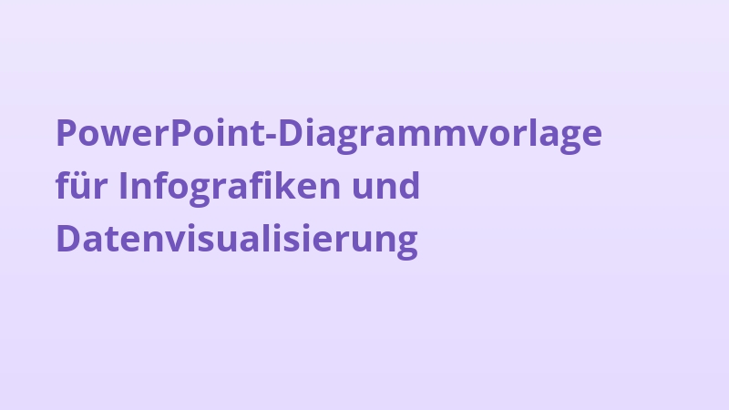 PowerPoint-Diagrammvorlage für Infografiken und Datenvisualisierung