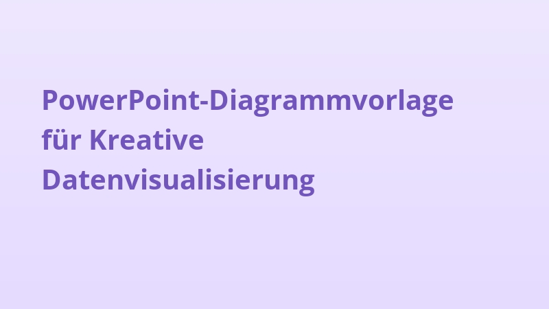 PowerPoint-Diagrammvorlage für Kreative Datenvisualisierung