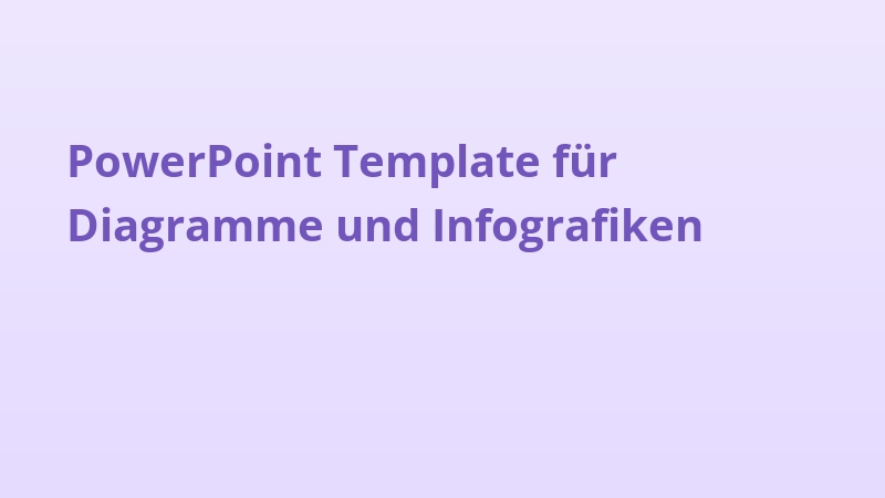 PowerPoint-Template für Diagramme und Infografiken