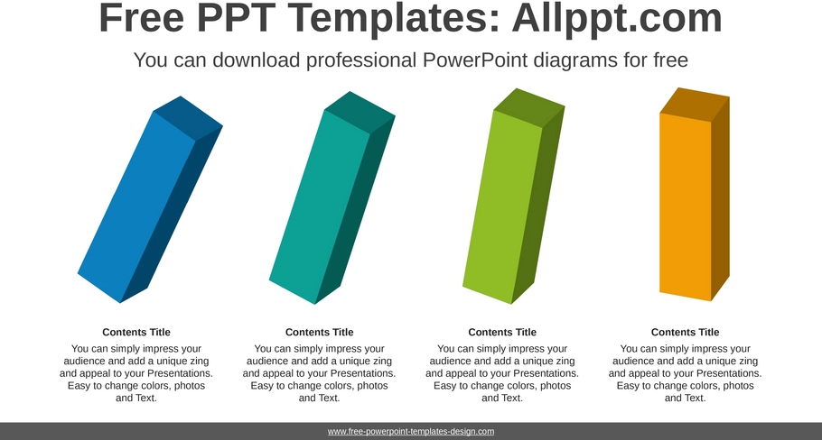 powerpoint-vorlage-3d-square-columns-diagramm