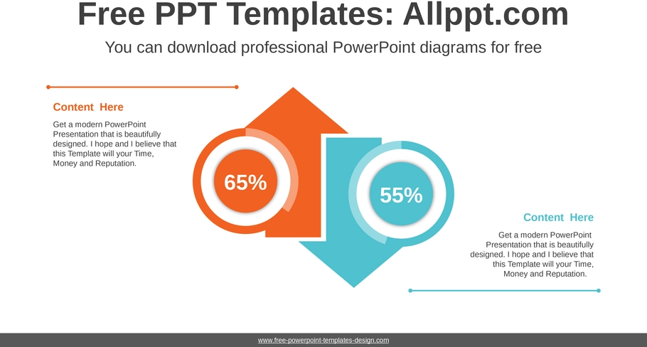 powerpoint-vorlage-doughnut-diagramme-datenvisualisierung