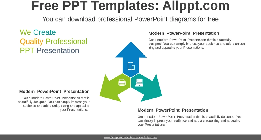 powerpoint-vorlage-drei-wege-pfeildiagramm-moderne-praesentationen