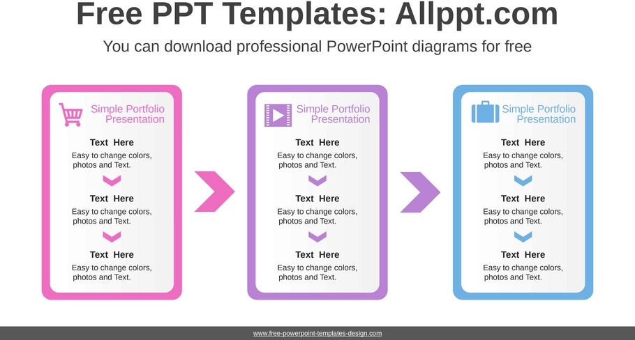 powerpoint-vorlage-einfache-portfolio-praesentationen
