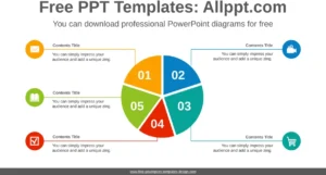 powerpoint-vorlage-fuer-5-split-pie-chart-diagramm