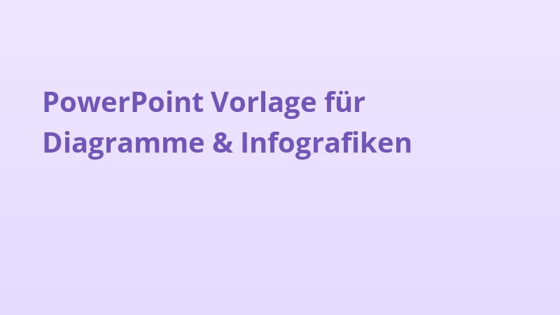 PowerPoint Vorlage für Diagramme & Infografiken