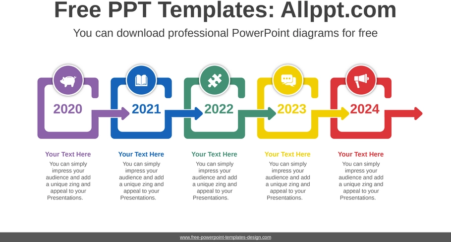 powerpoint-vorlage-fuer-diagramme-und-infografiken-ueber-mehrere-jahre