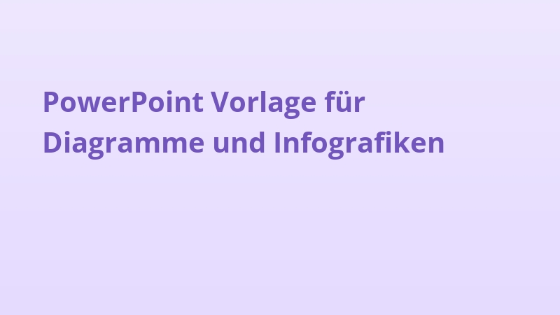 PowerPoint Vorlage für Diagramme und Infografiken