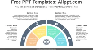 powerpoint-vorlage-fuer-doughnut-diagramme-zur-datenvisualisierung
