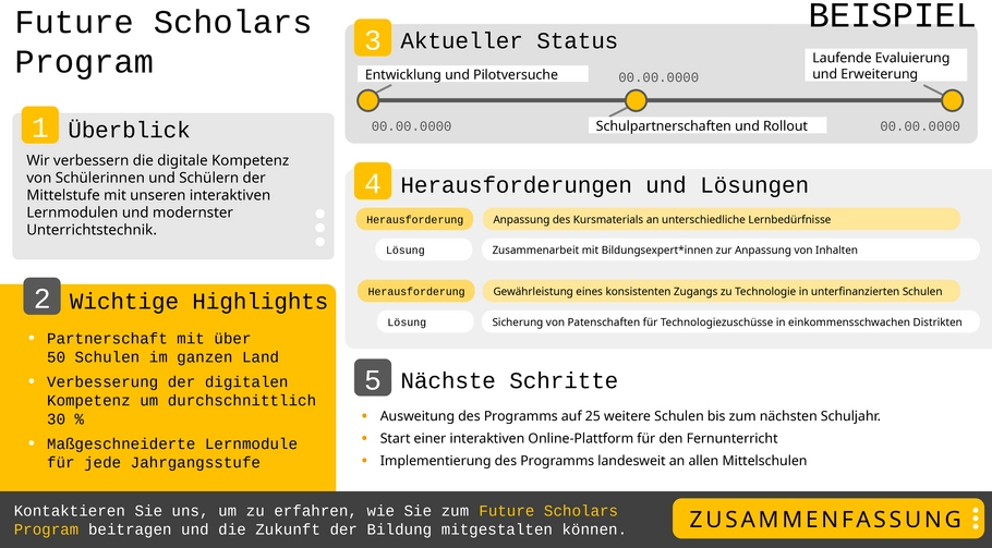 powerpoint-vorlage-fuer-eine-visuelle-projektzusammenfassung