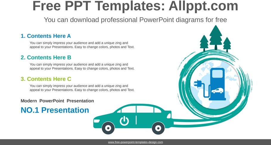 powerpoint-vorlage-fuer-elektrische-fahrzeuge-und-nachhaltige-mobilitaet