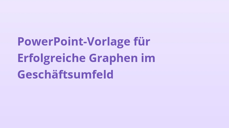 PowerPoint-Vorlage für Erfolgreiche Graphen im Geschäftsumfeld