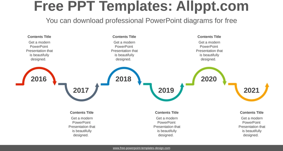 powerpoint-vorlage-fuer-semi-doughnut-arrows-visualisierung