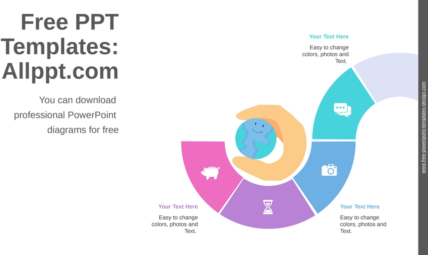 powerpoint-vorlage-fuer-semi-doughnut-diagramm-visualisierung