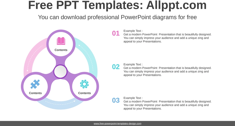 powerpoint-vorlage-fuer-triangular-flow-diagramm