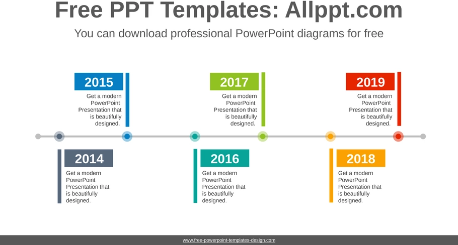 powerpoint-vorlage-fuer-zeitachsendiagramme-visualisierung-praesentationen
