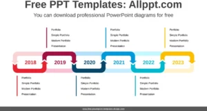 powerpoint-vorlage-gebogene-pfeile-visualisierung