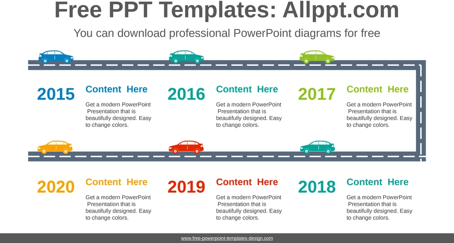 powerpoint-vorlage-zeitablaeufe-informationsvisualisierung