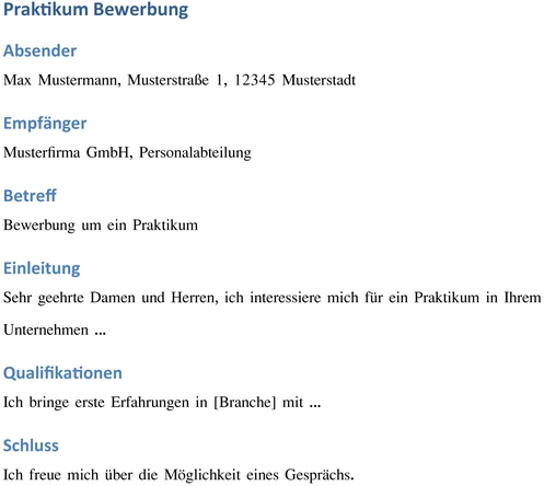 praktikum-bewerbung-vorlage-optimieren