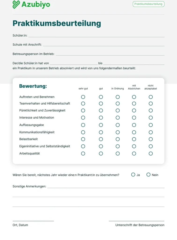 praktikumsbeurteilung-vorlage-fuer-personalwesen