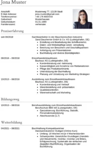 professioneller-lebenslauf-fuer-bewerbungen