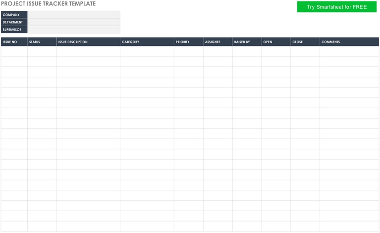 project-issue-tracker-vorlage