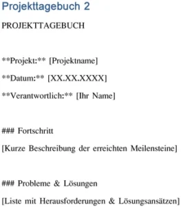 projekt-tagebuch-vorlage-fuer-effizientes-projektmanagement