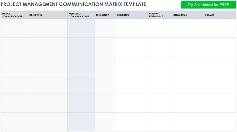 projektmanagement-communication-matrix