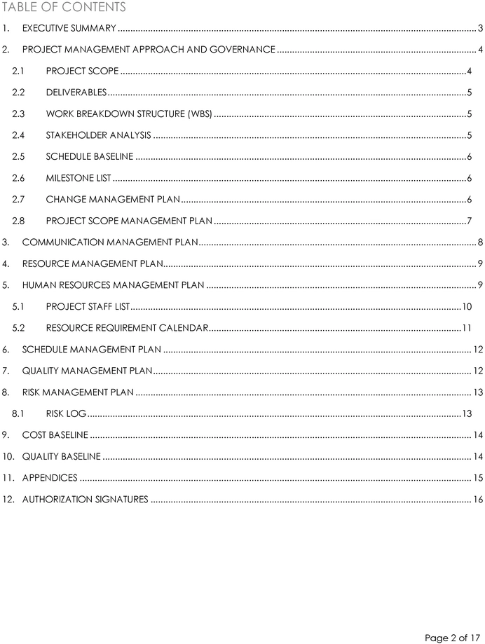 projektmanagement-plan-vorlage