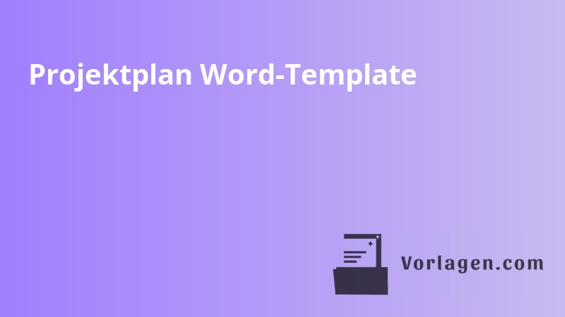 Projektplan Word-Template