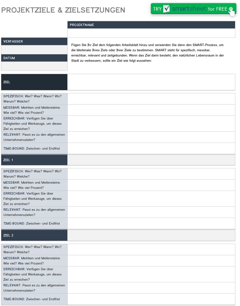 projektziele-und-zielsetzungen-vorlage