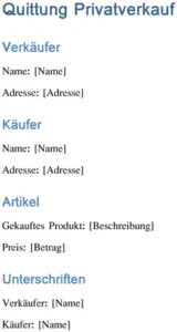 quittung-privatverkauf-dokument-fuer-transaktionen