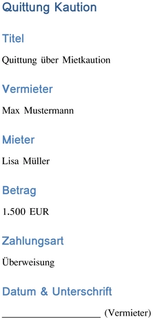 quittung-ueber-mietkaution-vorlage