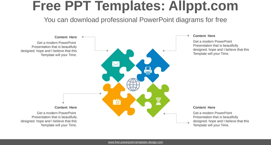 radial-puzzle-powerpoint-vorlage