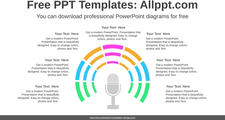 radiale-diagramme-powerpoint-vorlage-visualisierung