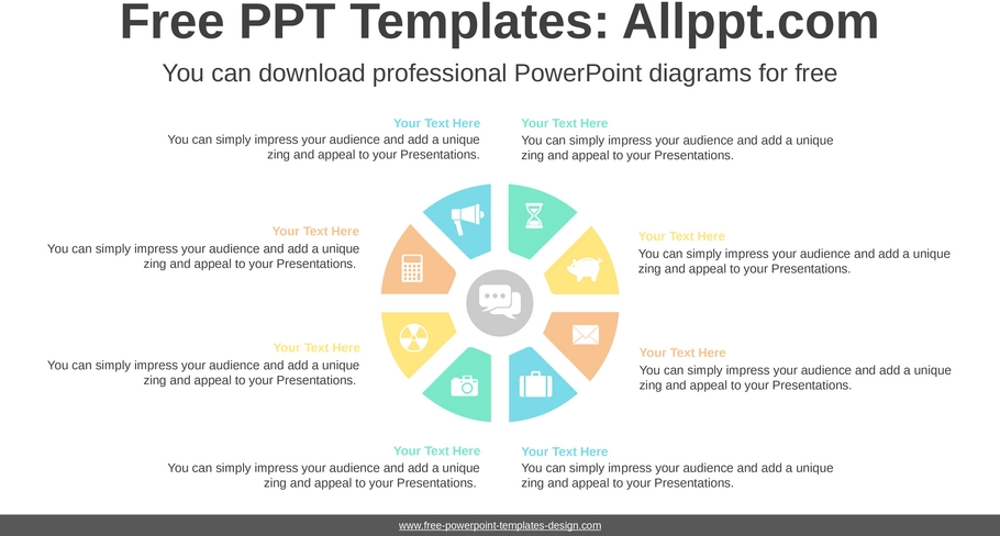 radiale-doughnut-diagramm-powerpoint-vorlage