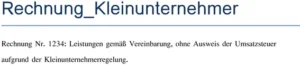 rechnung-kleinunternehmer-vorlage