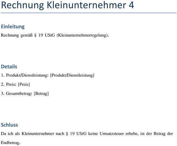 rechnung-kleinunternehmer-vorlage-ergonomie-dokumente