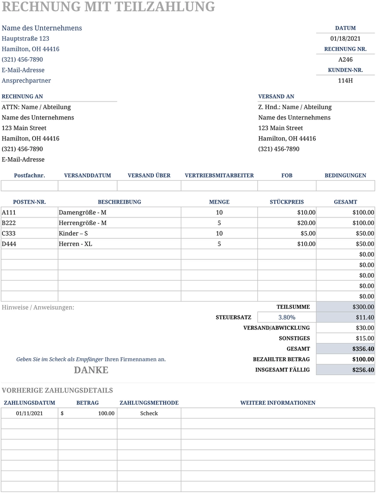 rechnung-mit-teilzahlung-vorlage-excel