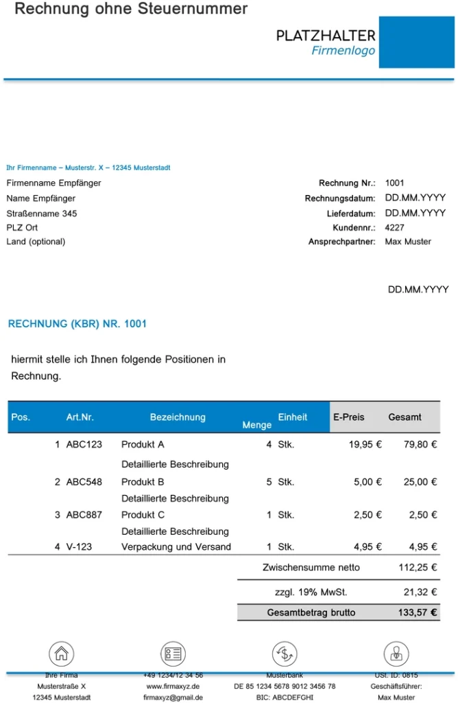 rechnung-ohne-steuernummer-vorlage-erstelle-professionelle-abrechnungen