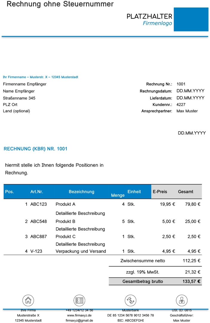 rechnung-ohne-steuernummer-vorlage-erstelle-professionelle-abrechnungen