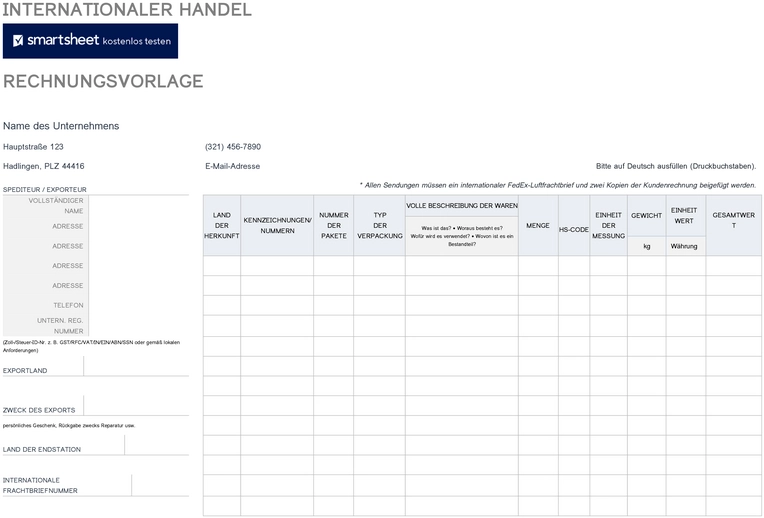 rechnungsstellung-internationaler-handel-vorlage