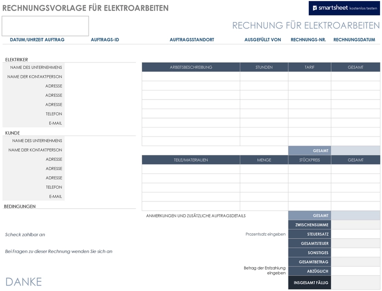 rechnungsvorlage-fuer-elektroarbeiten