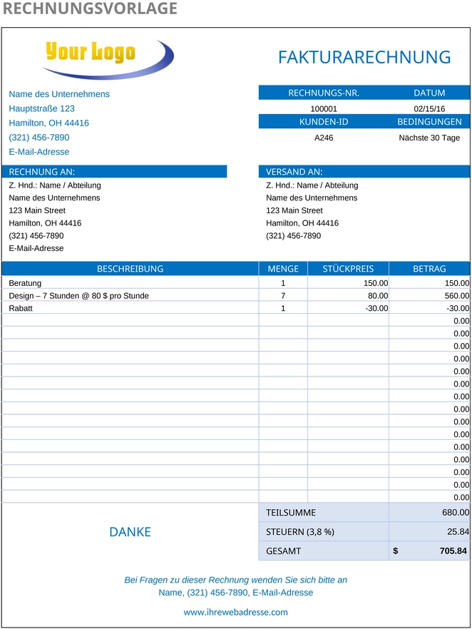 rechnungsvorlage-fuer-excel-unternehmensdokumente