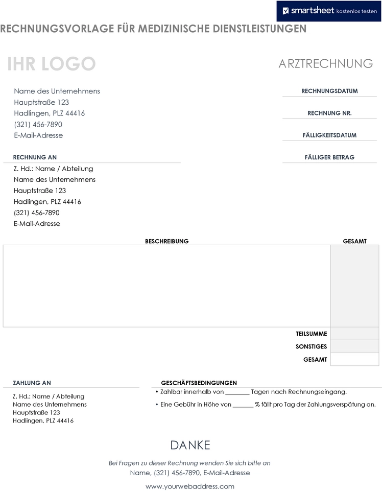 rechnungsvorlage-fuer-medizinische-dienstleistungen