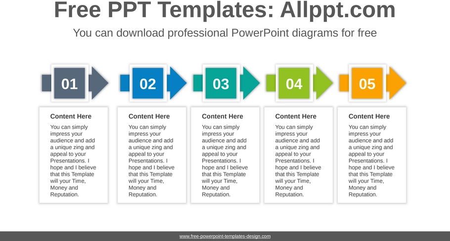 rectangle-crossing-arrows-powerpoint-diagramm-vorlage