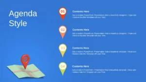 red-marker-location-powerpoint-vorlage