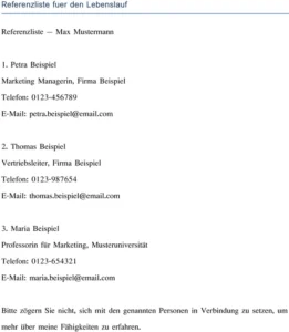 referenzliste-fuer-den-lebenslauf