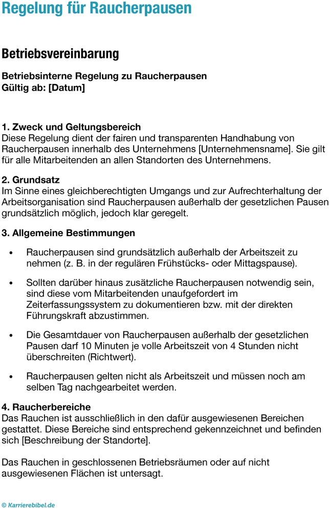 regelung-fuer-raucherpausen-vorlage