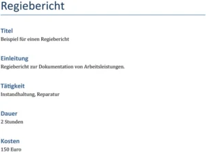 regiebericht-vorlage-dokumentation-arbeitsleistungen