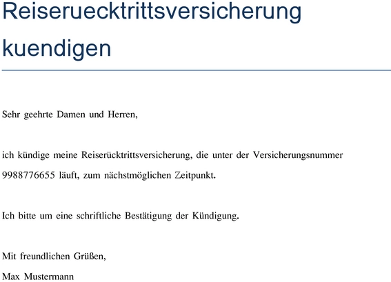 reiseruecktrittsversicherung-kuendigen-vorlage